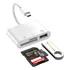 Leitor Cartão Memória Adaptador Tipo C Otg Usb 3.0 Tf Sd Cf
