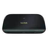 Leitor Cartão Memória Sandisk 3 Em 1 Usb C Multicartão Preto