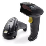 Leitor Código De Barras S Fio Wireles Laser Ean Danfe Cor Preto Tipo De Conector Do Cabo Usb Goldensky