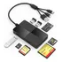 Leitor De Adaptador Memory Stick Pro Duo 8 Em 1 Sd/tf/ms/cf/