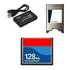 Leitor De Cartão De Memoria + Cartão 128mb + Adaptador Cf