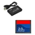 Leitor De Cartão De Memoria + Cartão 2gb