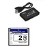 Leitor De Cartão De Memoria + Cartão De Memória ( 2gb )