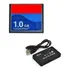 Leitor De Cartão De Memoria + Cartão De Memória 1gb