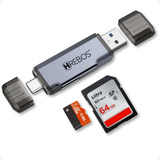 Leitor De Cartão De Memória Sd Micro Sd Para Usb c Usb a 3 0
