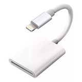 Leitor De Cartão Sd Sdhc Sdxc Para iPhone Lightning
