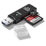 Leitor De Cartão SD USB 3-0 Para PC- Adaptador Micro SD Para USB- Leitor De Cartão Para Câmera- Leitor De Cartão De Memória- Leitor De Cartão Wansurs Para Laptop -1 Unidade USB 3-0-