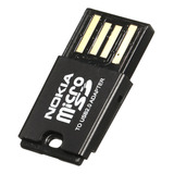 Leitor De Cartão Sdxc Nokia Micro Reader Sdhc Usb Micro Adap