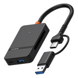 Leitor De Cartão Usb 3 0 Sd Micro sd Tf Cf Ms Compact Flash