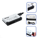 Leitor De Cartões Multilaser 6 Slots Adaptador 46 Em 1 Ac076