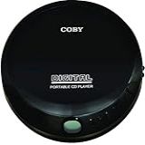 Leitor De CD Compacto Portátil Coby -vermelho-- Preto