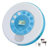 Leitor De Cd Recarregável Discman Com Alto falante Usb Mp3 P