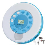 Leitor De Cd Recarregável Discman Com Alto falante Usb Mp3 P