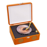 Leitor De Cd Retro Suitcase Alto falante Portátil Fm Usb 