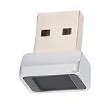 Leitor De Chave De Impressão Digital USB  Scanner De Impressão Digital Biométrico Portátil Pequeno PC Dongle  Computador De Detecção De 360     0 5S Registrador De Impressão Digital USB  Para Senha Li