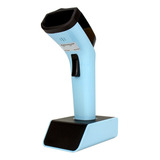 Leitor De Código De Barra Sem Fio Automático Bluetooth 1d Cor Azul celeste Tipo De Conector Do Cabo Usb Wireless Bluetooth 5v