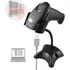 Leitor De Código De Barras Com Suporte C3tech Lb 50bk Usb 1d 127 220v Preto