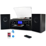 Leitor De Discos Digitnow Bluetooth Leitor De Cd E Cassete