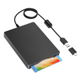 Leitor De Disquete Externo Yaeonku 3 5 Usb E Tipo C 1 44 Mb