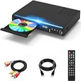 Leitor De DVD Blu Ray Sistema De Disco De Home Theater 1080p Reproduz Todos Os DVDs E Blu Rays Da Região A 1 Suporta Unidade Flash USB Máxima De 128 G Saída HDMI AV Coaxial PAL NTSC Integrado