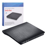 Leitor De Dvd Externo Slim Preto