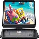 Leitor De DVD Portátil Sunpin De 17-9- Com Grande Tela Giratória HD- Bateria Recarregável De 6 Horas- Anti-choque- Reiniciar A Reprodução- Suporta Entrada E Saída AV-cartão USB-SD- Sem Regiões- Controle Remoto- Preto