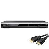 Leitor De DVD Sony Ultra Slim Upscaling DVPSR510H Com Cabo HDMI De Alta Velocidade Xtreme De 1 8 M