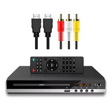 Leitor De Dvd Usb Hd Adh Cd 1080p Player Com Karao