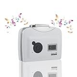 Leitor De Fitas Cassete Conversor 2 Em 1 Para MP3 Captura De Cassete USB Portátil Conversor De Fita Cassete De áudio E Música Para Conversor Digital Com Fone De Ouvido 