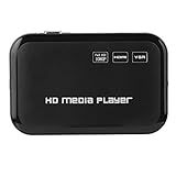 Leitor De Mídia 1080P Reprodutor De Mídia Portátil HDMI HD Função Host USB AV VGA Digital Media Player Com Controle Remoto Suporte Para Cartão SD De Disco Rígido Móvel U Disk Para Vídeo Música EUA 