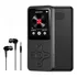Leitor De Mp3 E Mp4 Com Tela De 1 77   Iigenai Type c Cor Gn 438 preto