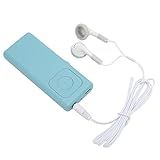 Leitor De MP3 Leitor De Música Portátil De Longa Duração Suporte Estável Cartão De Memória 64G Para Trabalho E Viagens Azul 