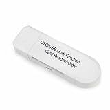 Leitor Gravador De Cartão SD TF Plug And Play Preto Branco Opcional Para Telefone Android Com OTG