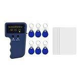 Leitor Gravador RFID Copiador RFID Cloner RFID 125khz Leitor RFID Gravador Copiador De Cartão RFID Duplicador Com 6 Etiquetas Graváveis E 6 Cartões