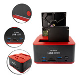 Leitor Hd Externo Dock Station Ssd Sata Usb 3 0 Pc Notebook