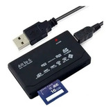 Leitor Micro Sd Mini Sd Sd Xd Compact Flash Cf X Usb 2 0
