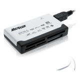 Leitor Multilaser Cartões 6 Slots Adaptador 46 Em 1 Ac076