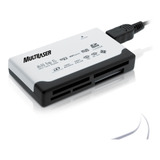 Leitor Multilaser Cartões 6 Slots Adaptador 46 Em 1 Ac076