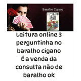 Leitura De Baralho Cigano 3 Perguntas Online
