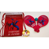 Lembrancinha Homem Aranha Mochila Ping Pong 10 Kits