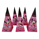 Lembrancinha Minnie Rosa Cone Pct