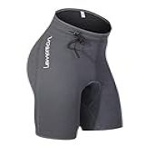 Lemorecn Calças De Mergulho Shorts 3 Mm Neoprene Canoagem Natação Calça 1035cinza G