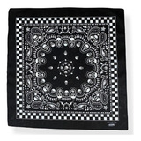 Lenço Bandana Moto Caveira Paisley Estampa Rock Harley Hd