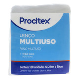 Lenço Banho Multiuso Procitex 28x30cm C/100un Cremer Nome Do Desenho Cremer