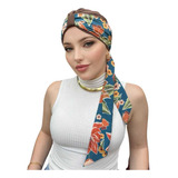 Lenço Cabelo Mulheres Turbante Tratamento Quimioterapia Kit