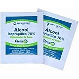 Lenço De Alcool Isopropilico 70 Higienizador De Bolso