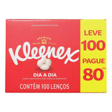 Lenço De Papel Kleenex Descartável Toalha Folha Dupla 100un