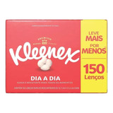 Lenço De Papel Kleenex Descartável Toalha Folha Dupla 150un Cor Dia Dia