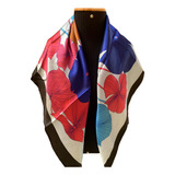 Lenco Feminina Floral Echarpe