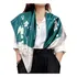 Lenço Feminina Pescoço Echarpe Cetim Scarf Estampas 90x90cm